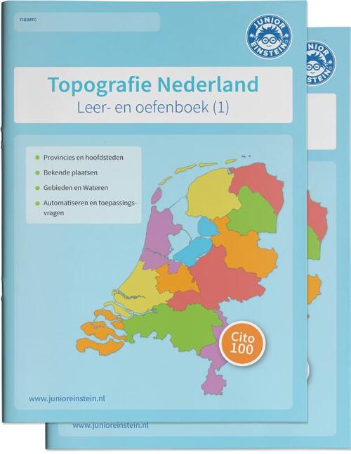 Topografie Nederland Leer- en oefenboeken Set (1 en 2) - Paperback (9789493128392)