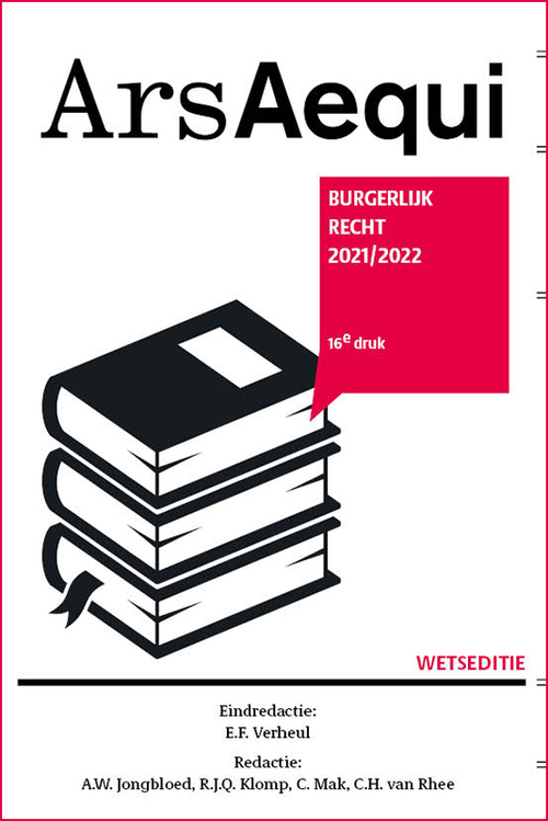 Burgerlijk recht 2021-2022 - Paperback (9789493199354)