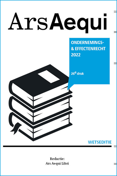 Ondernemings- & effectenrecht 2022 - Paperback (9789493199583)