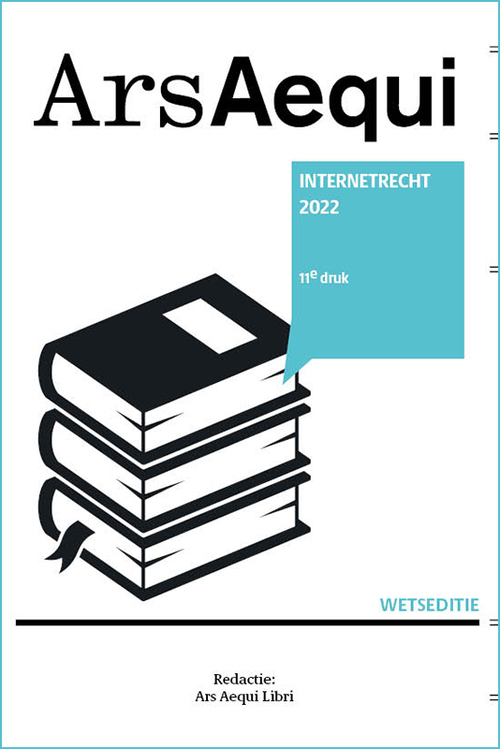Internetrecht 2022 - Paperback (9789493199750)