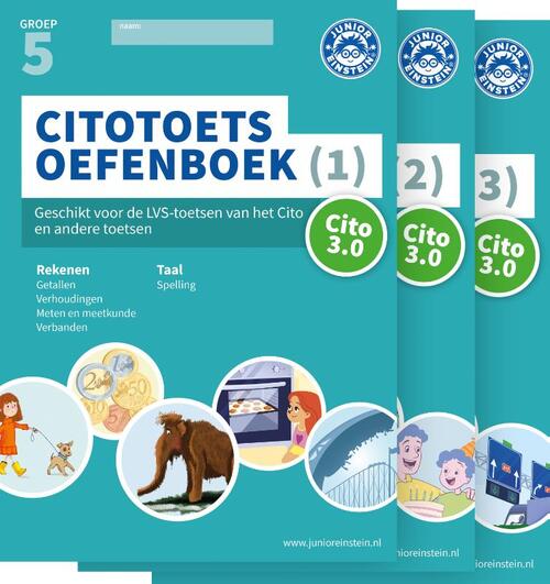 Citotoets Oefenboeken deel 1, 2 en 3 groep 5 - Paperback (9789493218161)