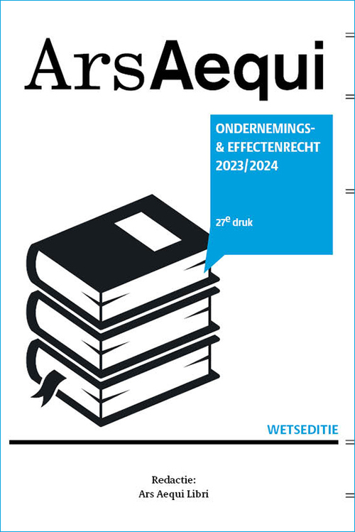 Ondernemings- & effectenrecht 2023/2024 - Paperback (9789493333024)