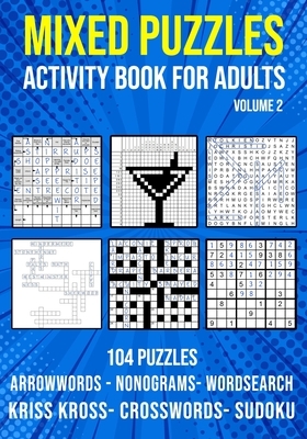 Mixed Puzzle Activity Book for Adults Volume 2