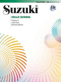 Suzuki Cello School, Vol 6: Cello Part, Book & CD