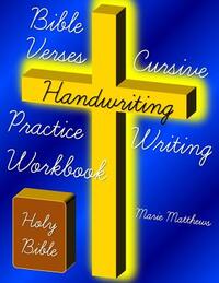 Bible Verses Cursive Handwriting Practice Writing Workbook