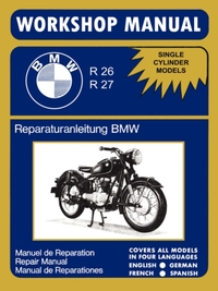 BMW Motorcycles Factory Workshop Manual R26 R27 (1956-1967)