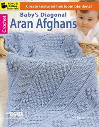 Baby's Diagonal Aran Afghans