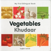 My First Bilingual Book -  Vegetables (English-Somali)