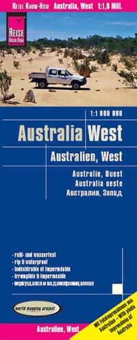Reise Know-How Landkarte Australien, West / Australia, West 1:1.800.000