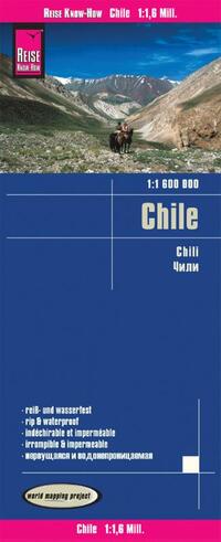 Reise Know-How Landkarte Chile 1 : 1.600.000
