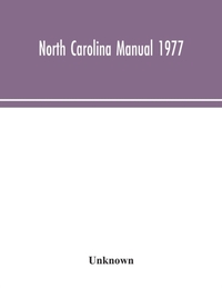 North Carolina Manual 1977